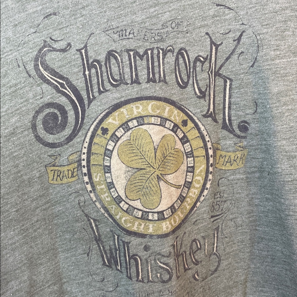 Green Shamrock Graphic T-Shirt